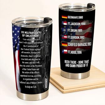 Been There Done That Personalized Tumbler - Gift for Veteran - Thegiftio UK