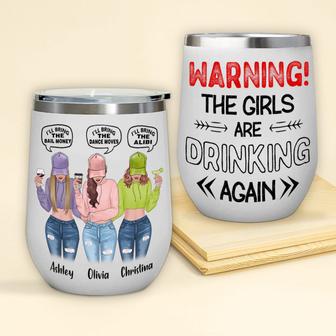 Bestie Wine Tumbler Custom Gift - Perfect for Best Friend - Thegiftio UK
