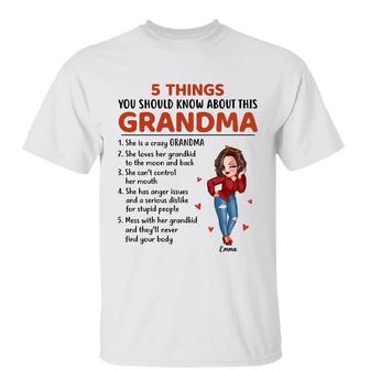 5 Things You Should Know About This Grandma Custom Shirt - Thegiftio UK
