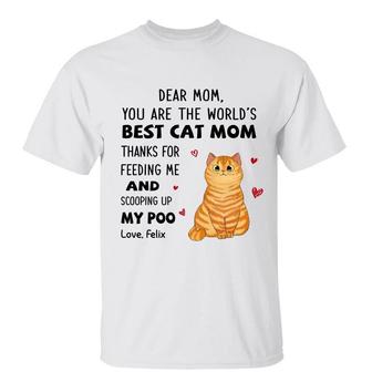 Best Cat Mom Dad Fluffy Cat Custom T-Shirt - Gift for Cats - Thegiftio UK