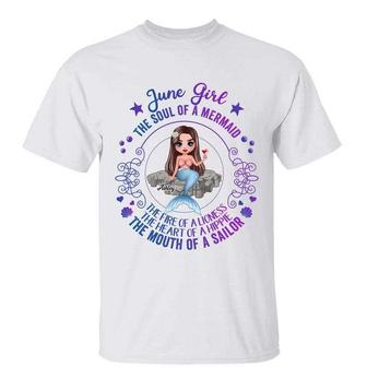 Birthday Gift Mermaid Doll Custom T-Shirt - Gift for Kids - Thegiftio UK