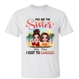 Doll Summer Besties At Beach Custom T-Shirt - Family Gift - Thegiftio UK