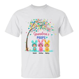 Easter Doll Kids Grandma's Peeps Custom Shirt - Grandma Gift - Thegiftio UK