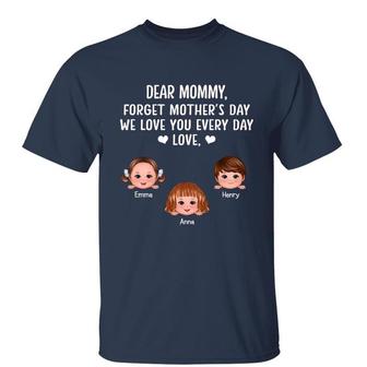 Forget Mother's Day Peeking Doll Kid Custom T-Shirt - Gift - Thegiftio UK