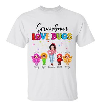 Grandma's Love Bug Doll Kids Custom T-Shirt - Gift for Kids - Thegiftio UK