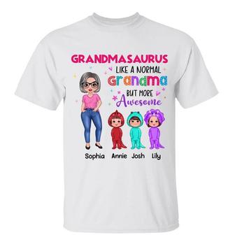 Grandmasaurus Doll Kids Personalized T-Shirt - Gift for Mom - Thegiftio UK