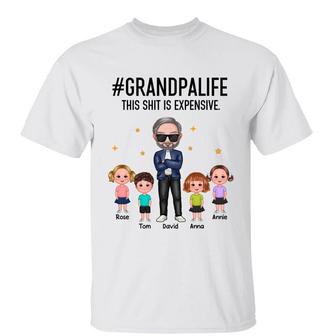 Grandpa Life Doll Man & Kid Custom Shirt - Gift for Grandpa - Thegiftio UK
