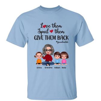 Love Them Spoil Them Doll Personalized Shirt - Grandma Gift - Thegiftio UK