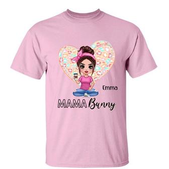 Mama Mini Bunny Easter Personalized T-Shirt - Gift for Mom - Thegiftio UK