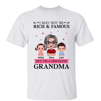 Priceless Grandma Nana Doll & Kids Custom T-Shirt - Gift - Thegiftio UK