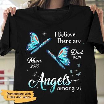 Angels Among Us Butterfly Personalized T-Shirt - Gift - Thegiftio UK