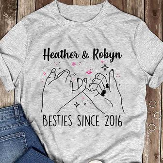 Besties Since Personalized T-Shirt - Gift for Friends - Thegiftio UK