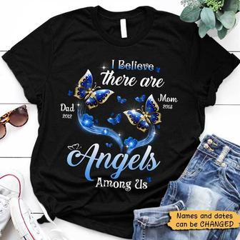 Butterfly Angels Memorial Custom T-Shirt - Gift for Family - Thegiftio UK