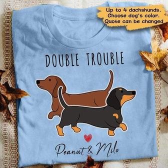 Dachshund Personalized T-Shirt - Gift for Dog Moms - Thegiftio UK