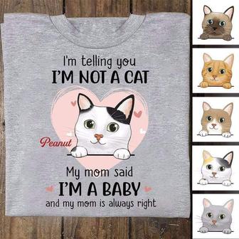 My Mom Said A Baby Cats Custom T-Shirt - Gift for Mom - Thegiftio UK