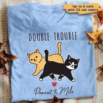Walking Cat Personalized T-Shirt - Gift for Cat Mom - Thegiftio UK