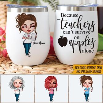 Teacher Wine Tumbler Custom Gift - Gift for Teachers - Thegiftio UK