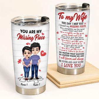 The Day I Met You Custom Tumbler - Gift for Couple - Thegiftio UK