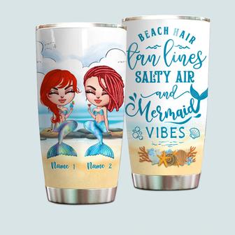 Mermaid Personalized Tumbler - Gift for Best Friend - Thegiftio UK