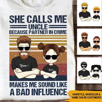 They Call Me Uncle Custom T-Shirt - Gift for Uncle - Thegiftio UK
