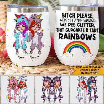 Today Is Not The Day Unicorn Custom Wine Tumbler - Thegiftio UK