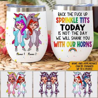 Today Is Not The Day Custom Tumbler - Gift for Best Friend - Thegiftio UK