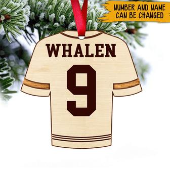 US Football Custom Ornament - Gift for Football Fans - Thegiftio UK