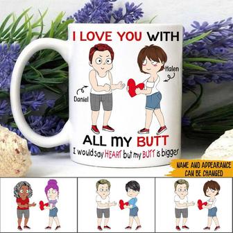 Valentine's Day Couple Custom Mug - Funny Gift for Him - Thegiftio UK