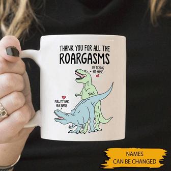 Thank You For All The Roargasms Custom Mug - Couples Gift - Thegiftio UK