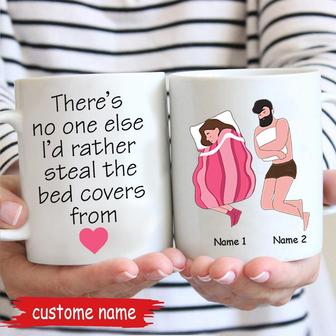 Steal The Bed Covers Custom Mug - Valentine's Day Gift - Thegiftio UK