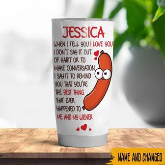 You're The Best Thing Personalized Tumbler - Valentine Gift - Thegiftio UK