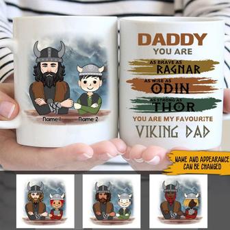 Are My Favorite Viking Dad Custom Mug - Gift for Dad - Thegiftio UK
