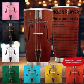 Violin Custom Tumbler - Gift for Violin Players - Thegiftio UK