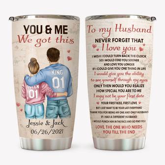 Personalized Tumbler Cup for Couples - Thegiftio UK