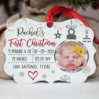 Baby First Christmas Personalized Ornament - Holiday Gift - Thegiftio UK