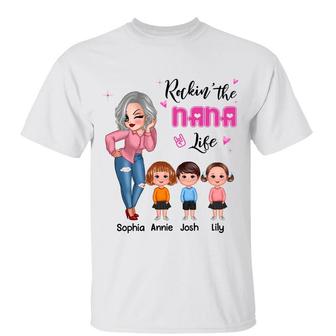 Rockin Grandma Life Sassy Woman Doll Kid Custom Shirt - Gift - Thegiftio UK