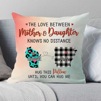 The Love Between Family Knows No Distance Custom Pillow - Thegiftio UK
