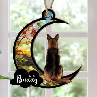 Love You To The Moon Custom Ornament - Gift for Pet Lovers - Thegiftio UK