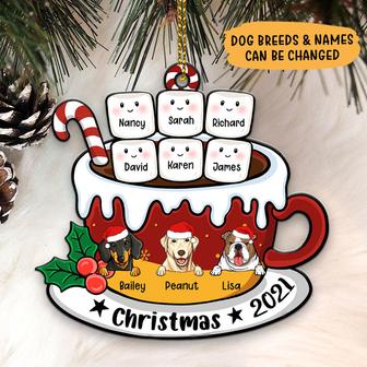 Marshmallow Family Christmas Personalized Ornament - Thegiftio UK