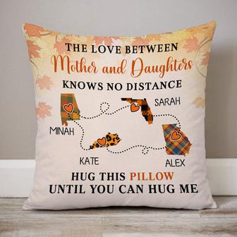 The Love Between Family Knows No Distance Custom Pillow - Thegiftio UK