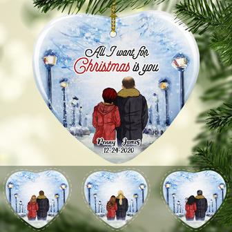 All I Want For Christmas Personalized Ornament - Thegiftio UK