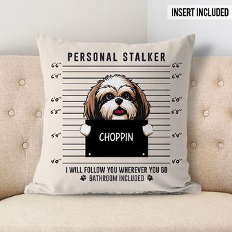 Personal Stalker Personalized Pillow - Gift for Dog Lovers - Thegiftio UK