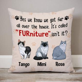 Its Called Furniture Personalized Pillow - Cat Lovers Gift - Thegiftio UK