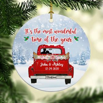 Its The Most Wonderful Time Custom Ornament - Christmas Gift - Thegiftio UK
