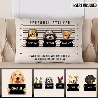 Personal Stalker Personalized Pillow - Gift for Dog Lovers - Thegiftio UK