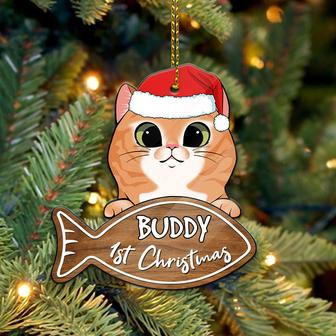 Personalized First Christmas Cats Ornament - Cat Lovers Gift - Thegiftio UK