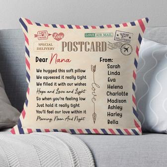 Hugged This Soft Pillow Custom Pillow - Gift for Mom - Thegiftio UK