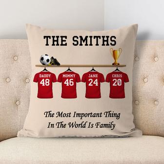 Personalized Football Team Custom Pillow - Gift for Family - Thegiftio UK