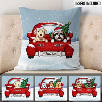 Christmas Dog Personalized Pillow - Gift for Dog Lovers - Thegiftio UK