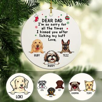 All The Times Personalized Ornament - Gift for Dog Lovers - Thegiftio UK